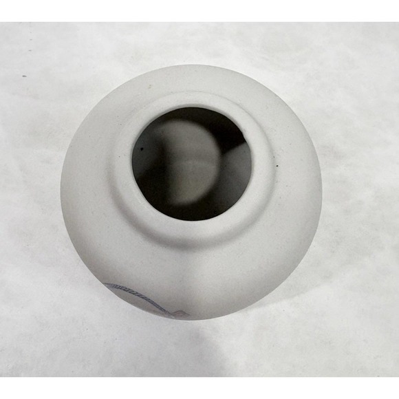 Vintage Cat Bud Vase Ceramic Floral Basket Kitty Cottagecore 2.75" Tall Cute - Picture 2 of 8